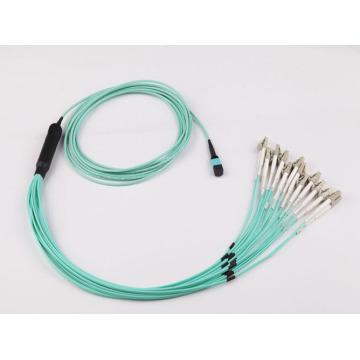 12 Cores MPO / MTP Patch Cord, Montaje de Cable MPO-LC